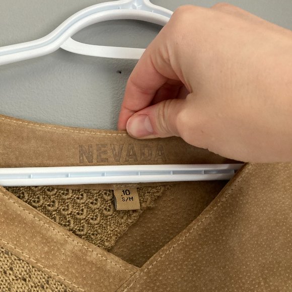 Nevada Suede Fringe Poncho - Picture 7 of 8